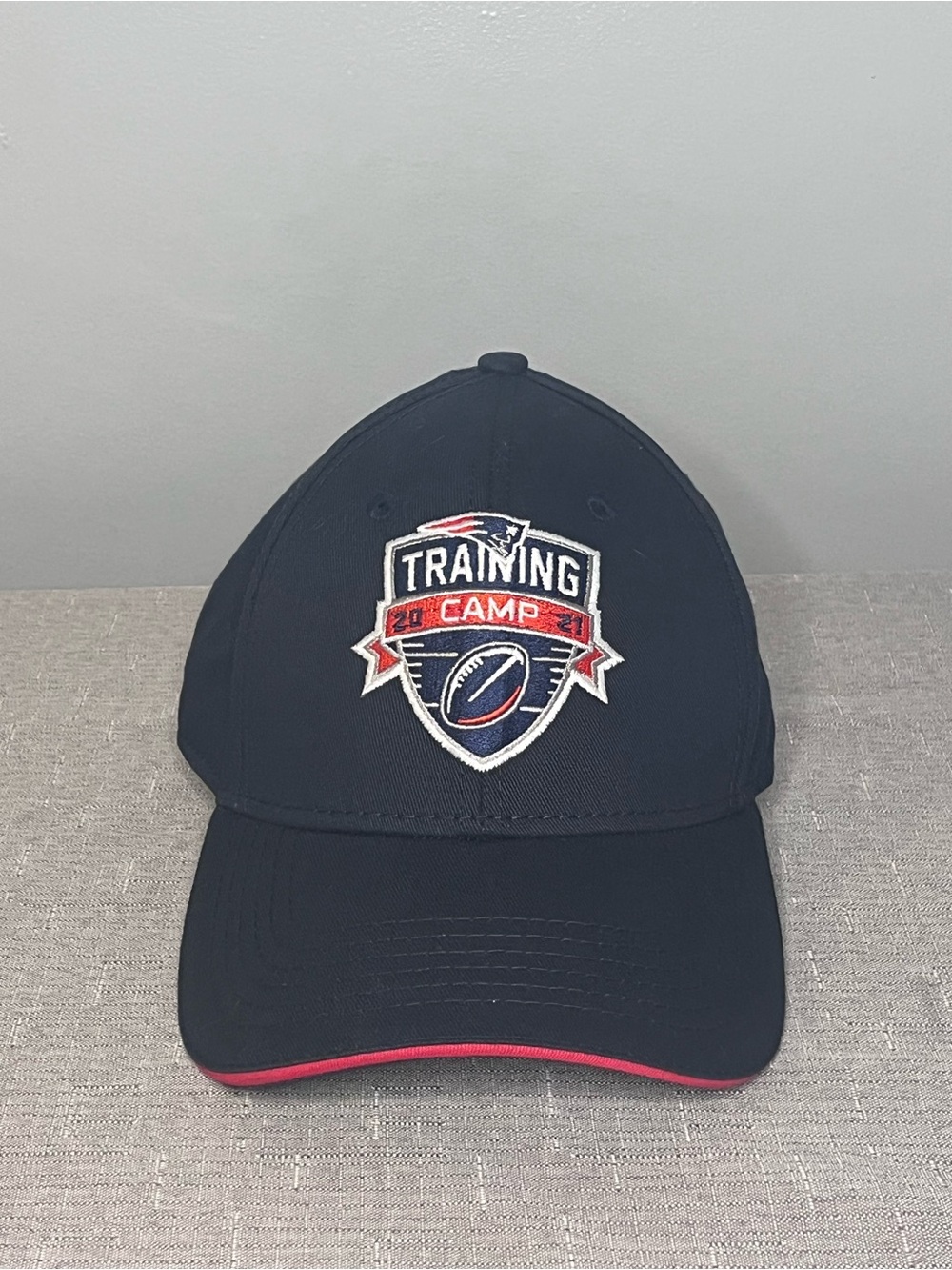 NFL Navy Baseball Cap with Red Trim